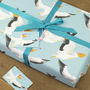'Pelican Party' Luxury, Recycled Wrapping Paper Pack, thumbnail 1 of 9