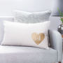Personalised Couples Heart Cushion, thumbnail 1 of 6