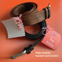 Premium Quality Sustainable Genuine Leather Belt, thumbnail 5 of 8