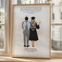 Personalised Graduation Memorial Print From Dad, thumbnail 1 of 8