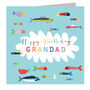 Grandad Birthday Fish Card, thumbnail 2 of 4