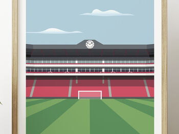 Arsenal Highbury Football Stadium Print Gift, 2 of 9