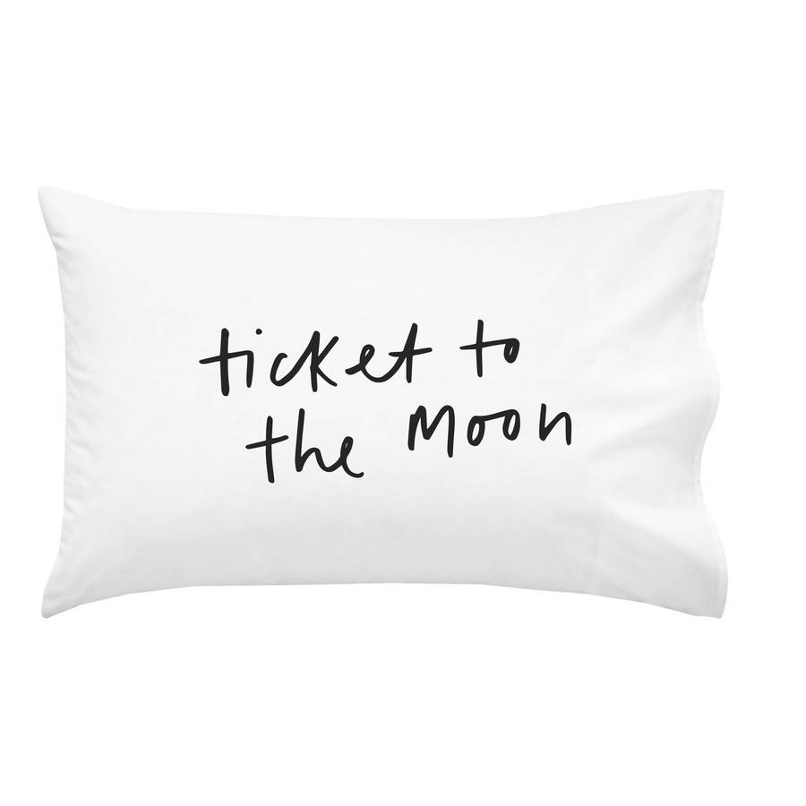 moon pillow case