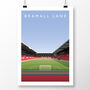 Sheffield United Bramall Lane Modern Era Poster, thumbnail 2 of 8