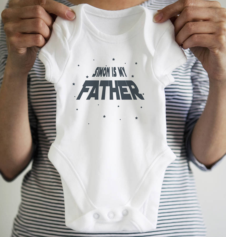 Personalised You Are My Father Babygro, 1 of 2