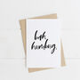 Bah Humbug Christmas Card By The Moonlit Press | notonthehighstreet.com