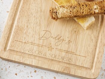Personalised Egg And Soldiers Board, 2 of 4