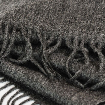 Personalised Charcoal Pure Cashmere Scarf, 3 of 9