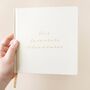 Personalised Square Linen Notebook, thumbnail 2 of 9
