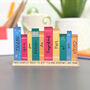 Free Standing, Personalised Teacher Bookshelf, thumbnail 7 of 7