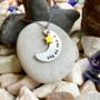 Personalised Love You To The Moon Necklace, thumbnail 1 of 3
