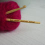 Eat Sleep Engraved Crochet Hook, thumbnail 4 of 6