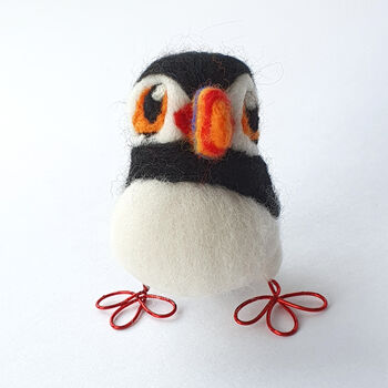 Needle Felted Puffin, 2 of 11