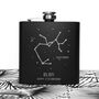 Personalised Star Sign Hip Flask, thumbnail 2 of 12
