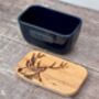 Stag Blue Butter Dish, thumbnail 3 of 5