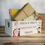 Personalised Christmas White Wooden Crate, thumbnail 2 of 5