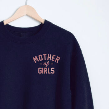 Mother Of Girls Mama Sweatshirt, 2 of 4