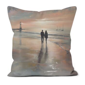 Sunset's Promise Hand Made Poly Linen Cushions, 2 of 9