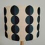 Blue Circles Lampshade Handmade Striking Blue Geometric Lampshade Table Floor Or Ceiling Pendant, thumbnail 7 of 8
