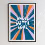 Whole Lotta Love LED Zeplin Quote Typography Print, thumbnail 4 of 4