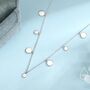 Sterling Silver Dainty Disk Choker Necklace, thumbnail 5 of 12