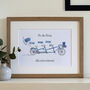 Personalised 'On Your Bike' Family Print, thumbnail 2 of 7