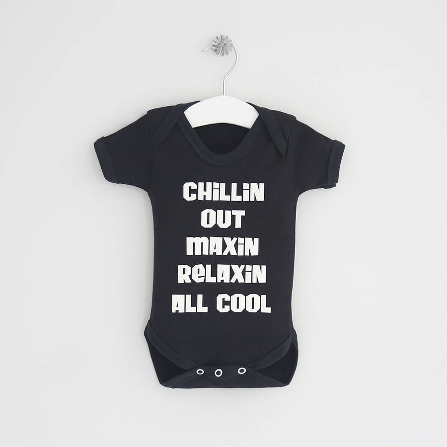 Chillin Out Maxin Bodysuit By My 1st Years | notonthehighstreet.com