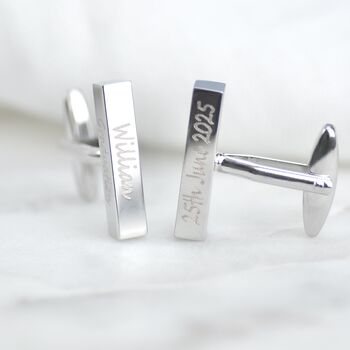 Personalised Graduation Bar Cufflinks, 2 of 8