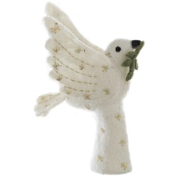Turtle Dove Christmas Tree Topper, 2 of 2