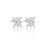 Sterling Silver Star Stud Earrings, thumbnail 4 of 6