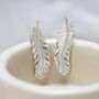 Sterling Silver Feather Ear Climbers, thumbnail 4 of 9