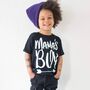 Mama's Boy Kids T Shirt, thumbnail 2 of 5