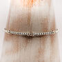 9ct Yellow Gold And Sterling Silver Adjustable Bracelet, thumbnail 9 of 9