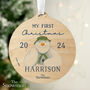 Personalised Baby's First Christmas The Snowman Ornament, thumbnail 2 of 2