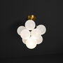 Low Rise Mini Frosted Bubble Chandelier, thumbnail 2 of 9