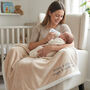 Personalised Maternity Mummy And Me Neutral Blanket, thumbnail 1 of 12