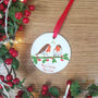 Christmas Robin Couple Tree Decoration, thumbnail 6 of 6