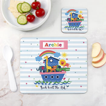 Personalised Child's Noah's Ark Placemat Set, 2 of 3