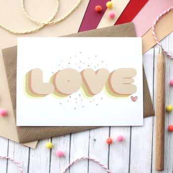 Valentine Postcards, Love, Hugs, Packs Of Four Or Eight, 2 of 6
