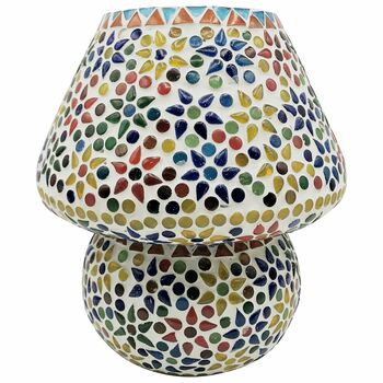 Mosaic Glass Table Lamp Beautifully Hand Made, 6 of 8
