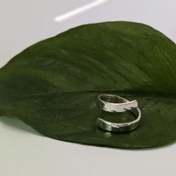 Embrace Sterling Silver Wrap Ring, 3 of 7