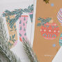 Set Of Four Christmas Cards With Gold, thumbnail 6 of 6