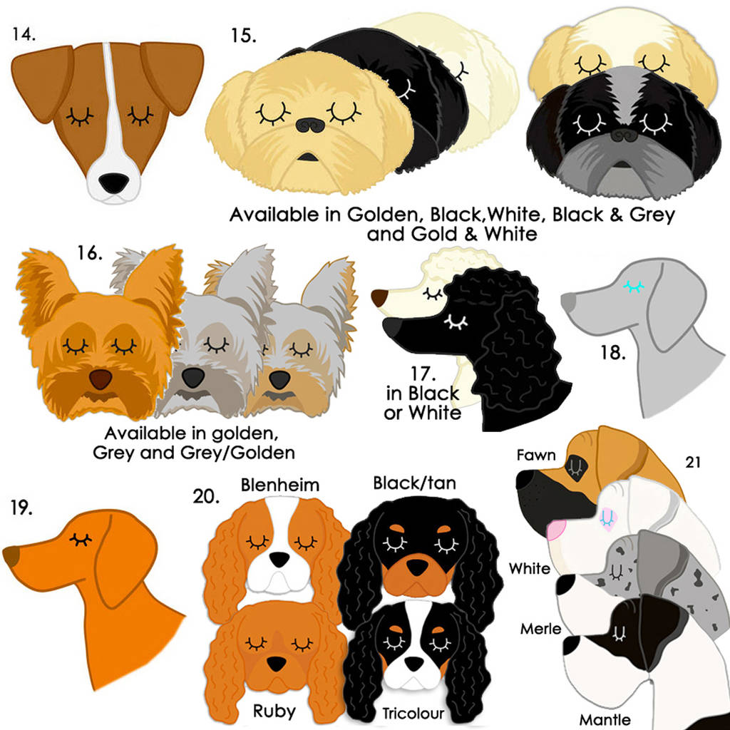 personalised marble dog breed id name tag by hoobynoo