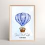 Nursery Print Animals In A Hot Air Balloon, thumbnail 4 of 4