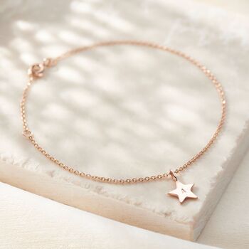 Personalised Initial Star Charm Bracelet, 4 of 9