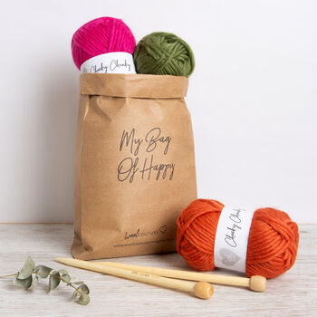 Elizabeth Crown Cushion Knitting Kit, 8 of 8