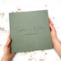 Personalised Wedding Guest Book Linen, thumbnail 7 of 11
