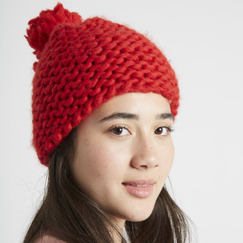 Happy Daze Beanie Knitting Kit By Wool 