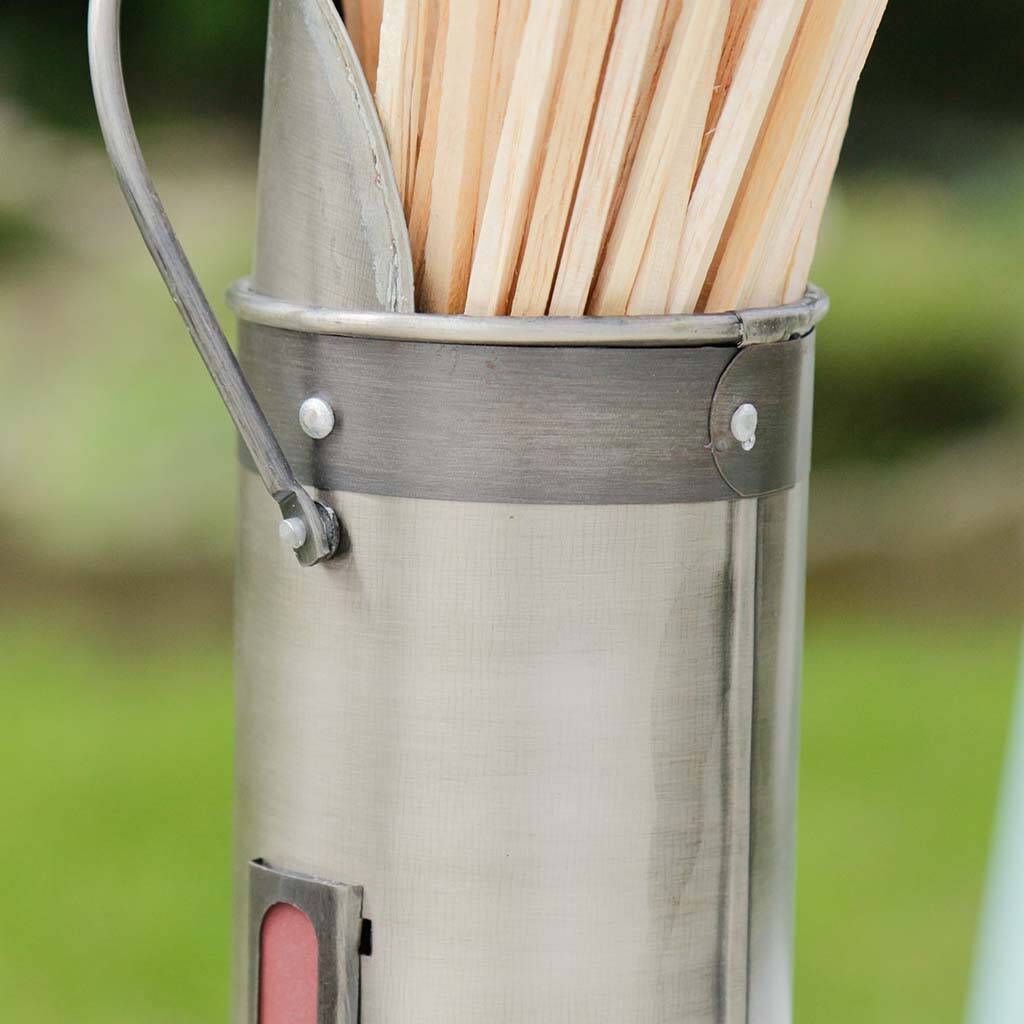 Vintage BBQ Matches Holder By Dibor