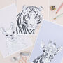 Tiger Art Print, thumbnail 5 of 8